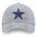 Men's Dallas Cowboys NFL Pro Line by Fanatics Branded Gray Fundamental Adjustable Hat 2572399